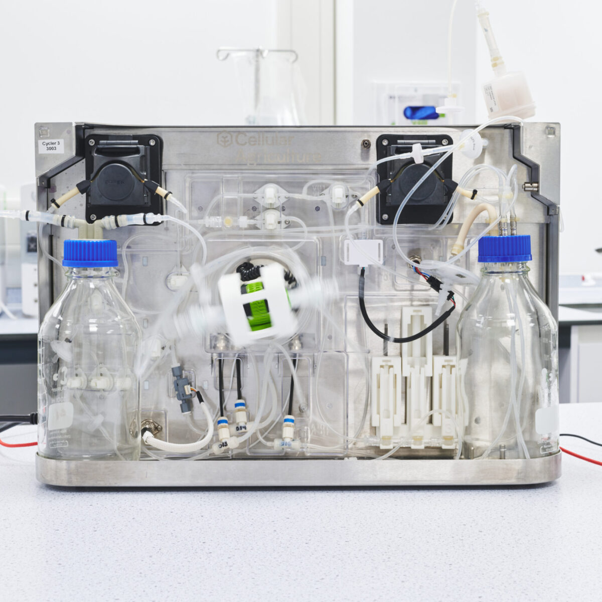 CellAg benchtop bioreactor system deployed with Campden BRI food research partner 2025